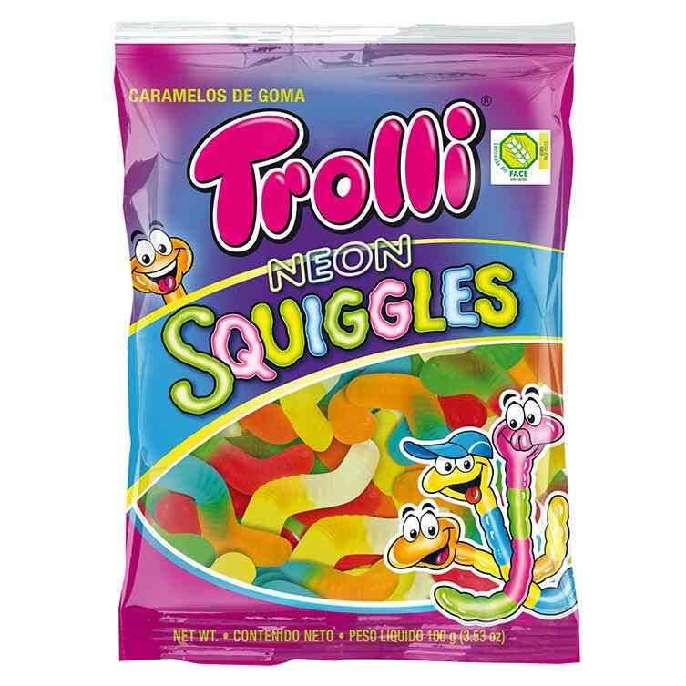 Trolli-ჟელიბონი ჭიები 100გრ