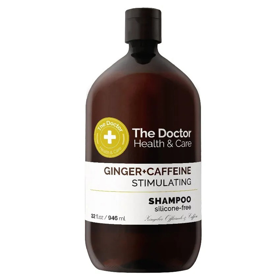 THE DOCTOR HEALTH & CARE თმის შამპუნი მასტიმულირებელი ჯანჯაფილი + კოფეინი 946 მლ (დოქტორი)