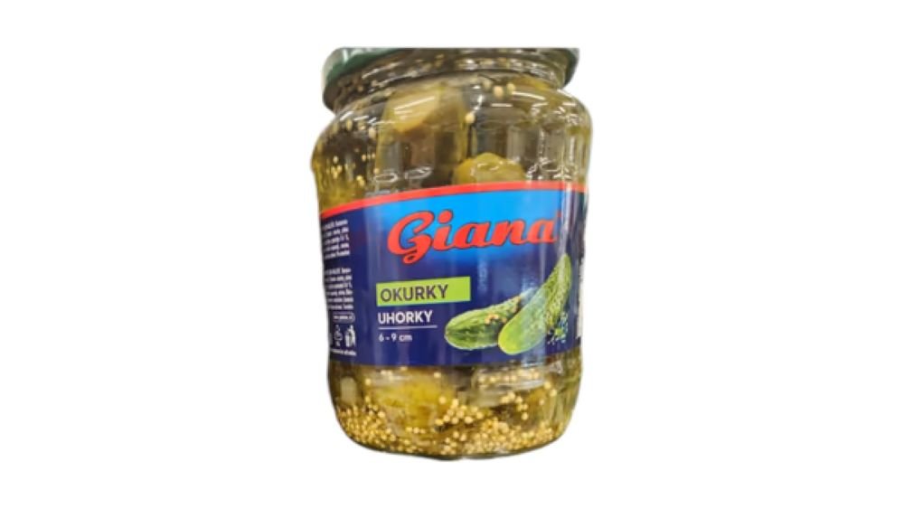 GIANA კიტრის მწნილი 670 გრ. 6-9 სმ.