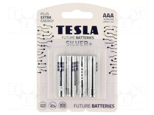ელემენტი / TESLA-SILVER+ AAA BLISTER 4 PCS