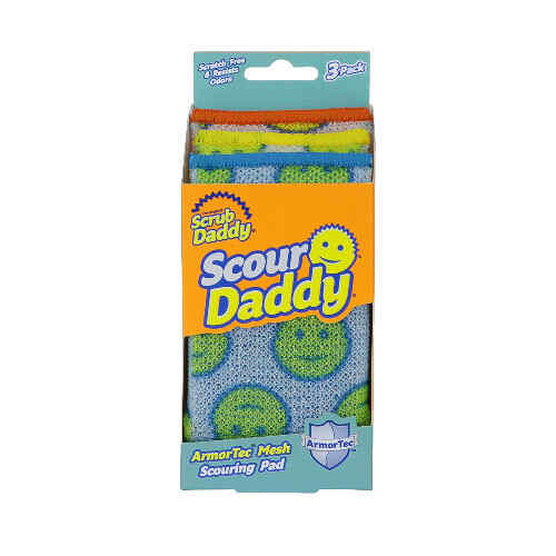 Scrub daddy მაღალტექნოლოგიური ფერადი სახეხი ღრუბელი - ბალიში 3ც