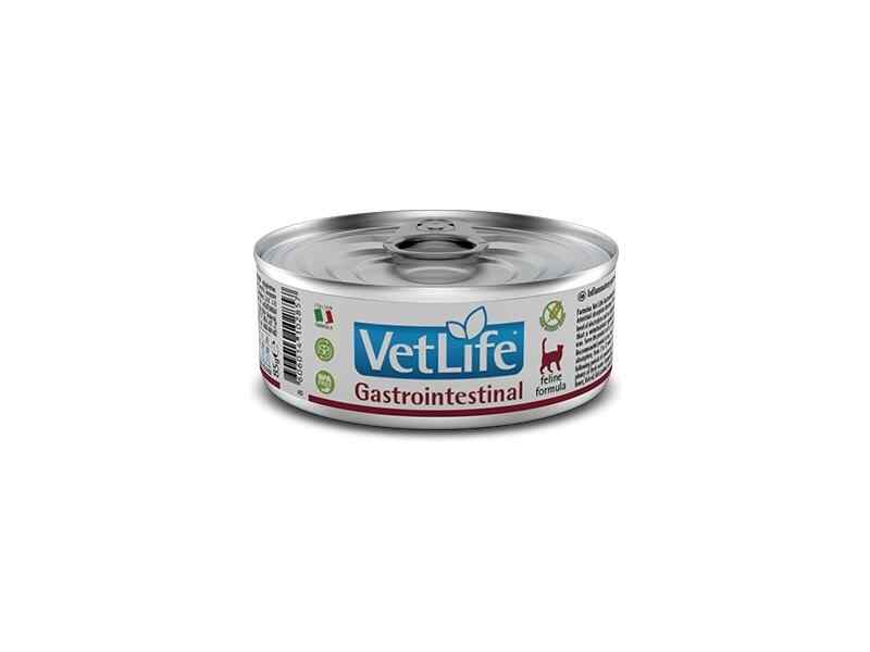 VET LIFE- კატის სველი საკვები, გასტროინტესტინალი 0,085 კგ