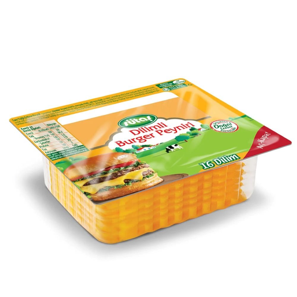 SUTAS ბურგერის ყველი დაჭრილი ჩედარი 225 გრ.