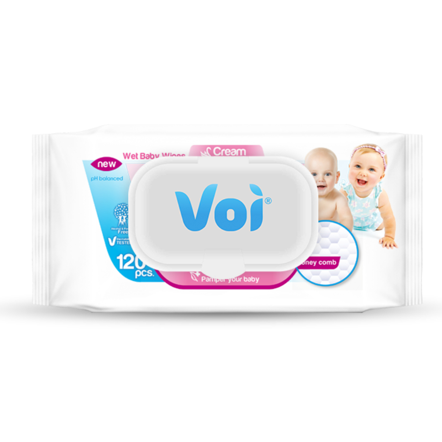 VOI სველი ხელსახოცი ტყუპები 120 ც (ვოი)