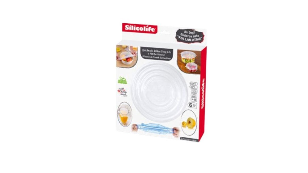 SILICOLIFE SL063 ქილის თავსახურები 6 ც. სილიკონის (24)