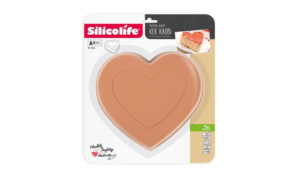 SILICOLIFE SL003 კექსის ფორმები სილიკონის (დიდი) (16)