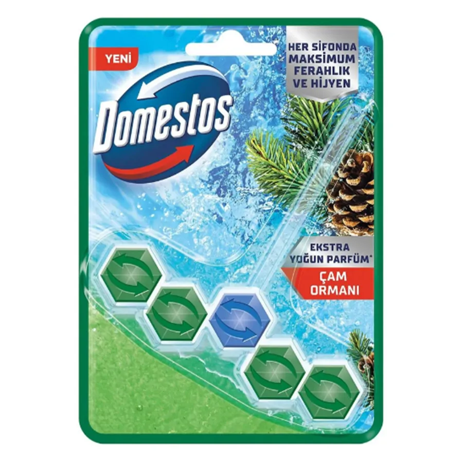DOMESTOS უნიტაზში ჩასაკიდი ფიჭვი 55 გრ (დომესტოსი)