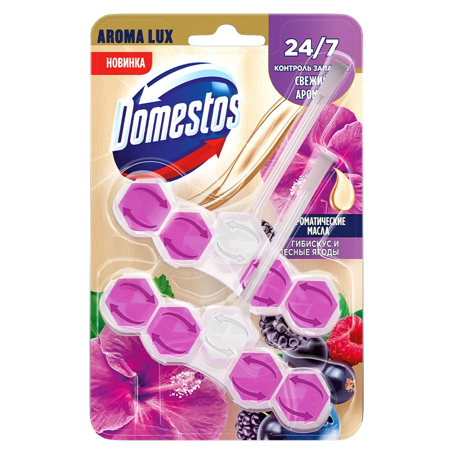 DOMESTOS უნიტაზში ჩასაკიდი ჰიბისკუსი 100 გრ (დომესტოსი)