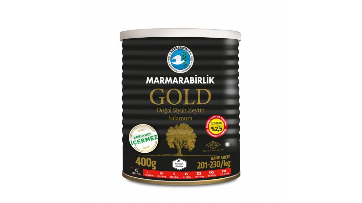 M.B ზეთისხილი GOLD 400 გრ. 201-230 (6)