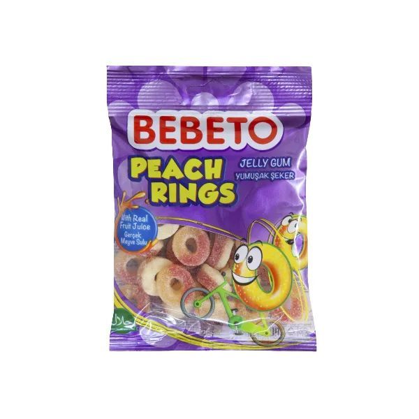 BEBETO-ჟელიბონი მსხლის ბუბლიკები 80გრ