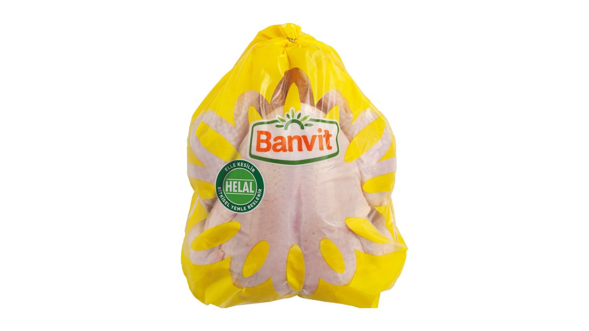 BANVIT გაყინული მთლიანი ქათამი 1600 გრ. WHOLE CHICKEN