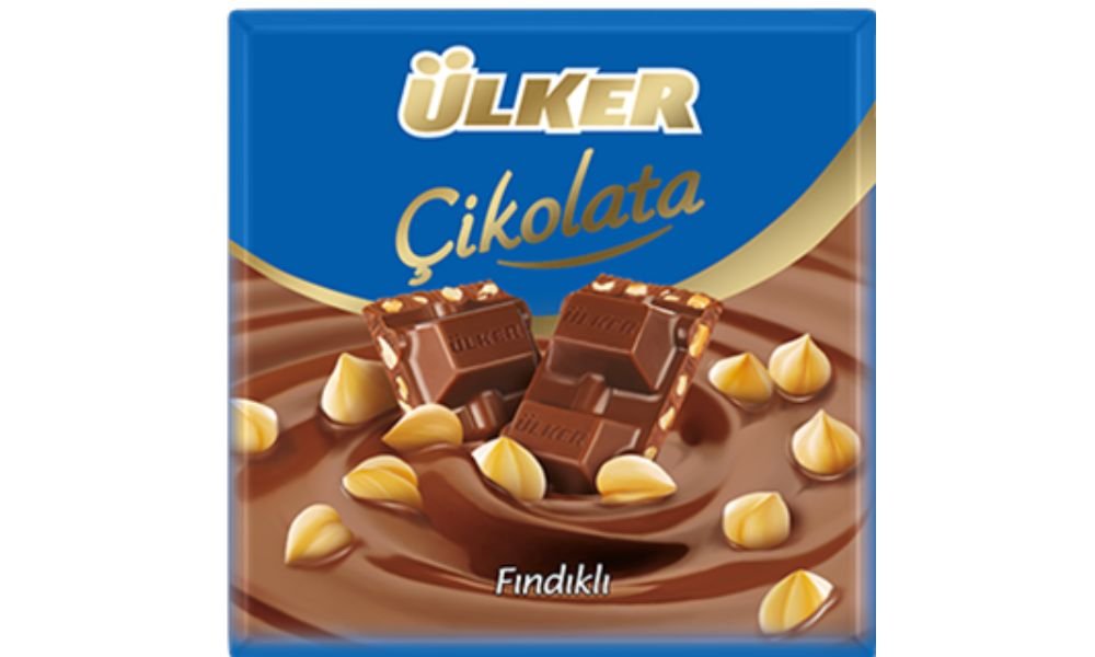 ULKER შოკოლადის ფილა თხილით 65 გრ. (6)
