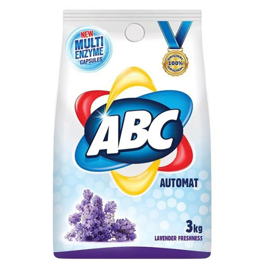 ABC სარეცხი ფხვნილი ავტომატი ლავანდა 3000 გრ (ეი ბი სი)