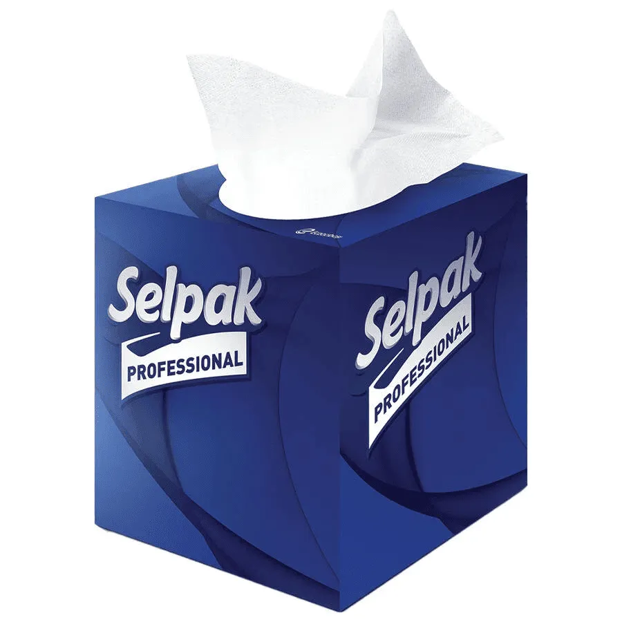 Selpak კოსმეტიკური ხელსახოცი - 3 ფენა, 48 ც (სელპაკი)