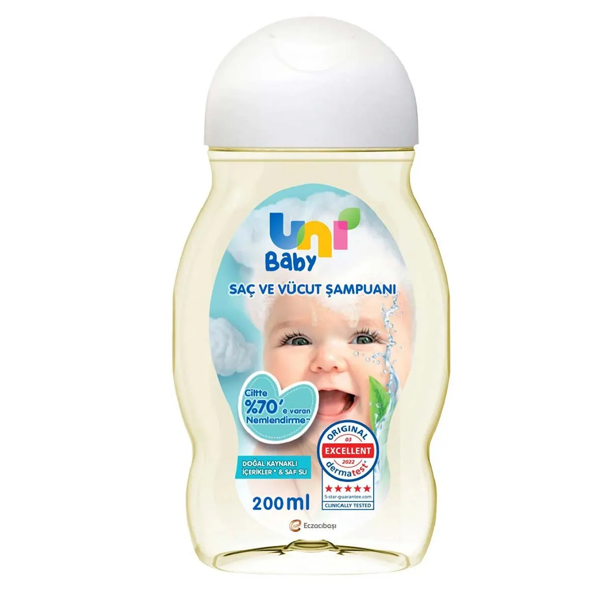 UNI BABY ბავშვის შამპუნი 200 მლ (უნი ბეიბი)