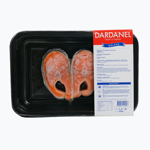 ორაგულის სტეიკი/ Dardanel/ ორაგულის სტეიკი თეფშზე 260გრ