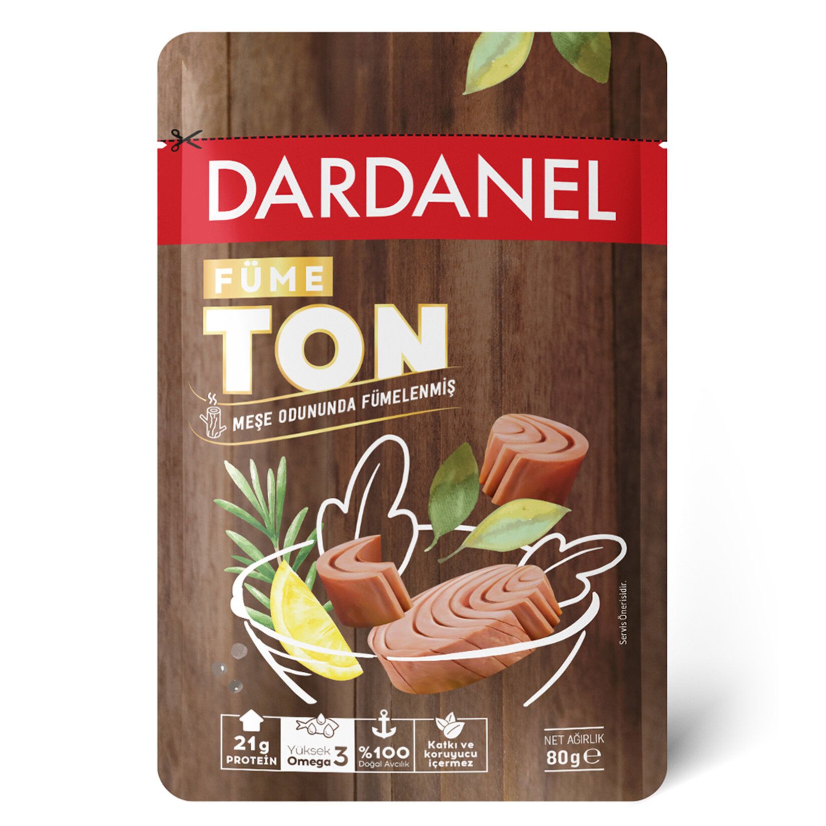 პაუჩი /Dardanel/ შებოლილი თინუსი მზესუმზირის ზეთში 12*80გ