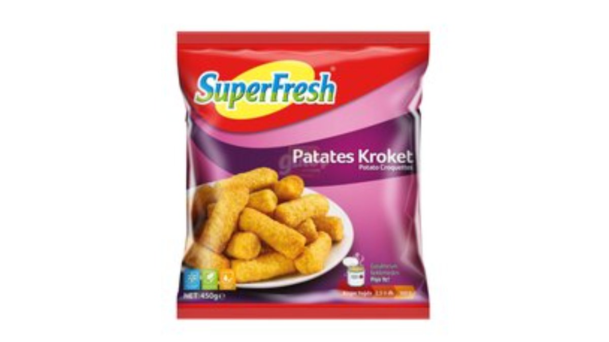 SUPERFRESH გაყინული კარტოფილის ჩხირები KROKET 450 გრ.