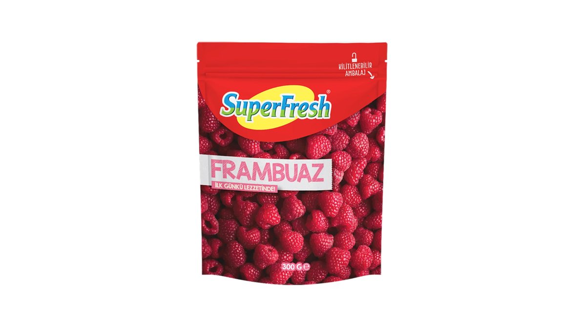 SUPERFRESH გაყინული ჟოლო 300 გრ