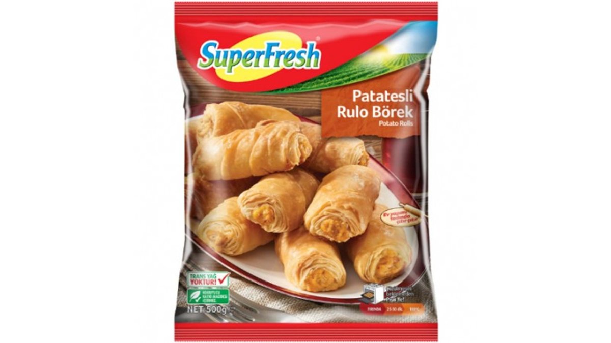 SUPERFRESH გაყინული ღვეზელი კარტოფილით 500 გრ