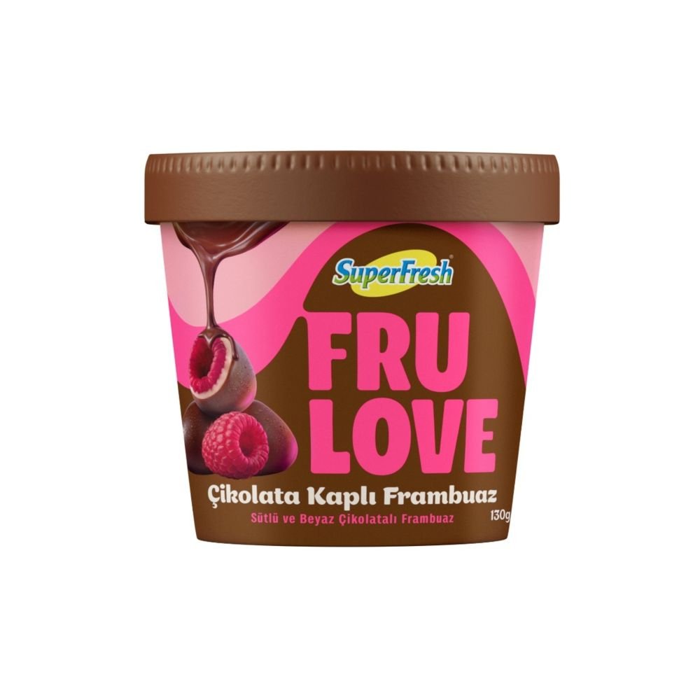 SUPERFRESH FRULOVE შოკოლადში ამოვლებული კენკრა 130 გრ .