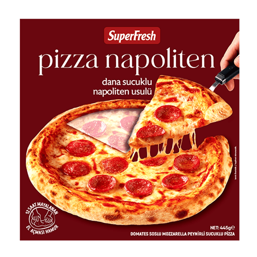 SUPERFRESH პიცა napoliten 445 გრ.