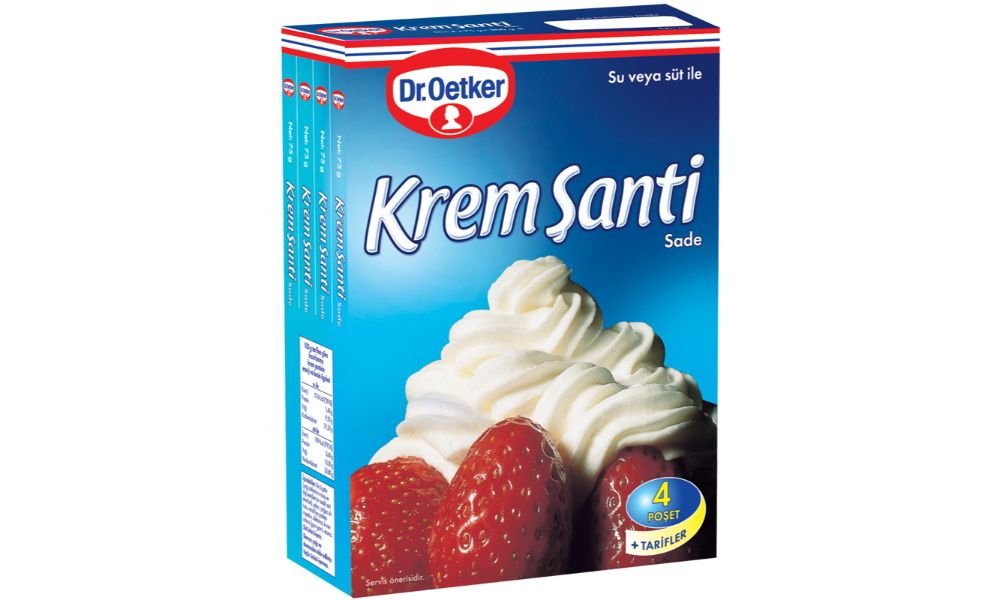DR. OETKER ნამცხვრის კრემის ფქვილი სადა 288 გრ. (12) KREM SANTI