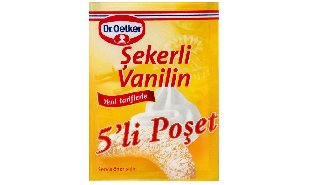 DR. OETKER შაქრიანი ვანილი 5 გრ. 5 ცალიანი გლუტენის გარეშე (6(30)