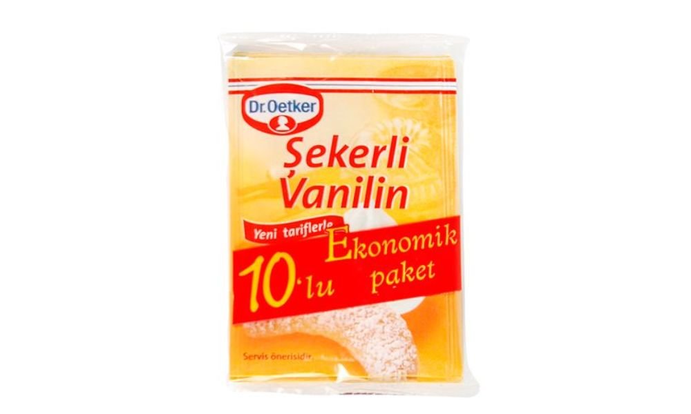 DR. OETKER შაქრიანი ვანილი 5 გრ. 10 ცალიანი (6(15)