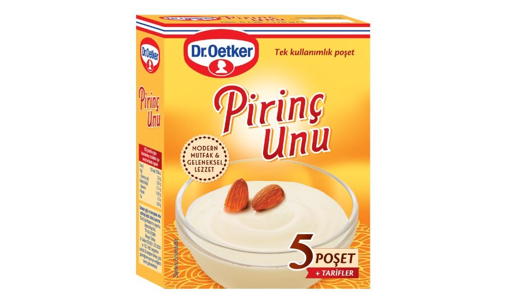 DR. OETKER ბრინჯის ფქვილი 5 ცალიანი 175 გრ. (12)