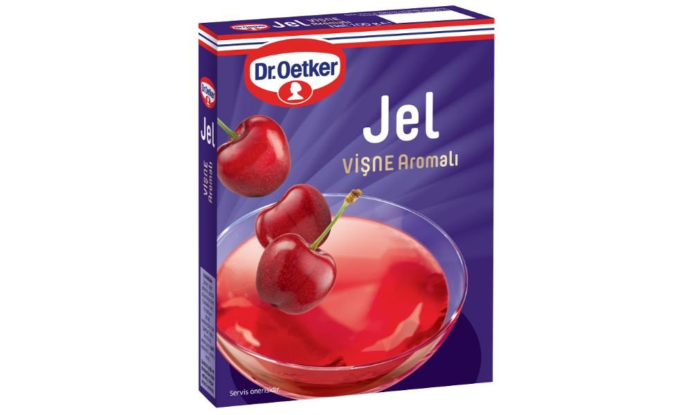 DR. OETKER ჟელე ალუბლის არომატით 100 გრ. (24)