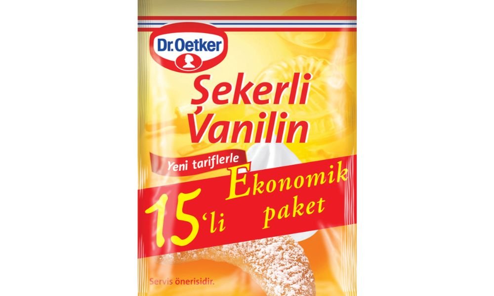 DR. OETKER შაქრიანი ვანილი 5 გრ. 15 ცალიანი (6(12)