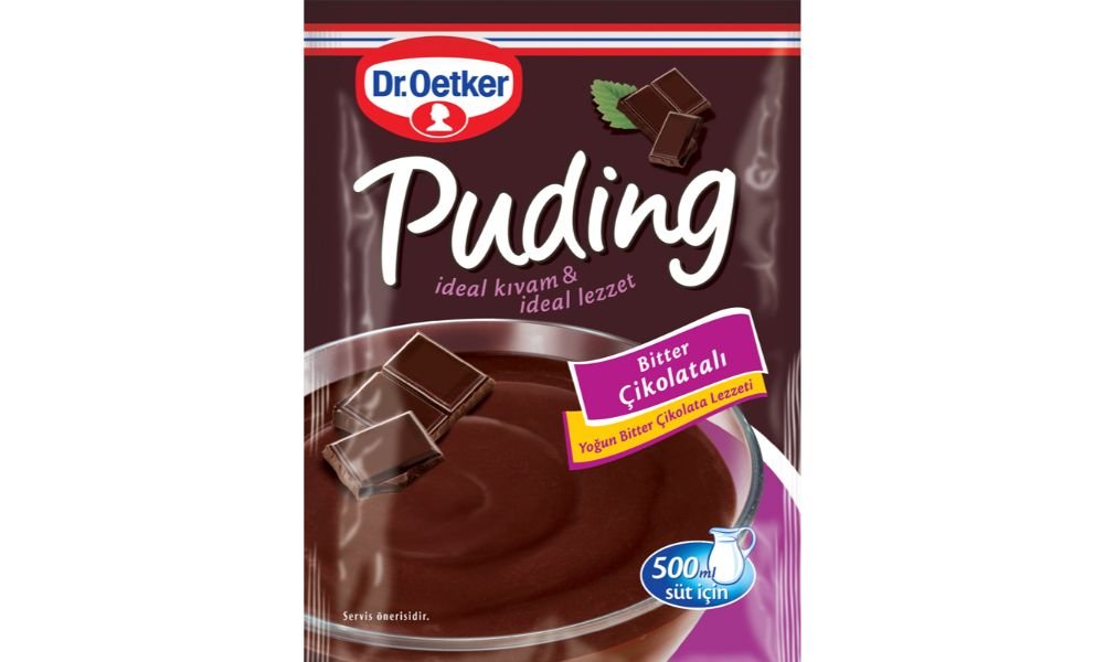 DR. OETKER პუდინგი შოკოლადით 111 გრ. BITTER (24)