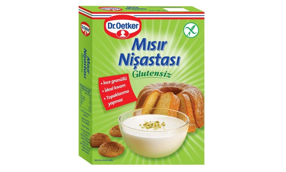 DR. OETKER სიმინდის სახამებელი გლუტენის გარეშე 150 გრ. (6) NISASTASI