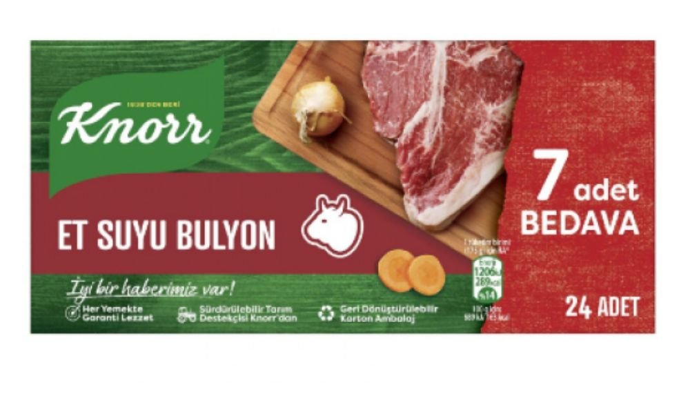 KNORR ხორცის ბულიონი 240 გრ. 24 ცალიანი