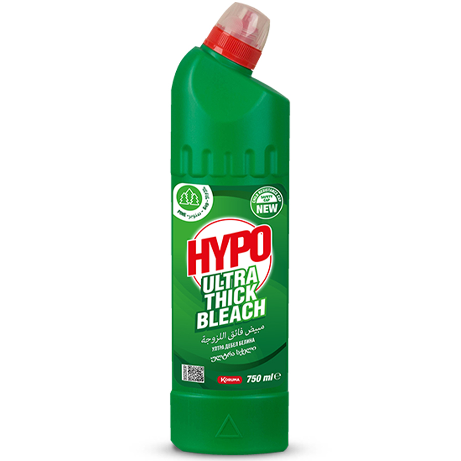 HYPO BLEACH თხევადი მათეთრებელი საშუალება ფიჭვის სურნელით 1.25 ლ (ჰიპო)