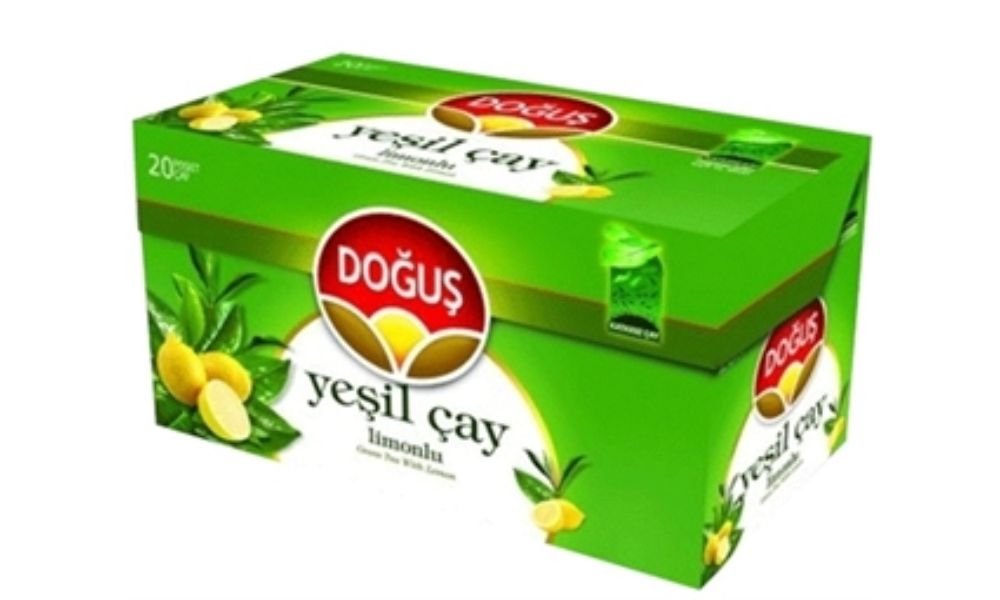 DOGUS მწვანე ჩაი ერთჯ. LIMONLU ლიმნის არომ. 1.75 გრ. 20 ც. (12)
