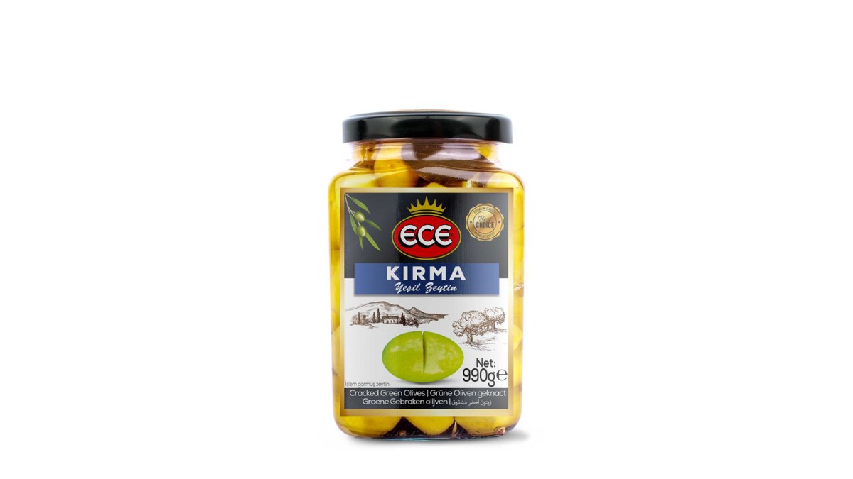 ECE ზეთისხილი მწვანე 1000 გრ. KIRMA