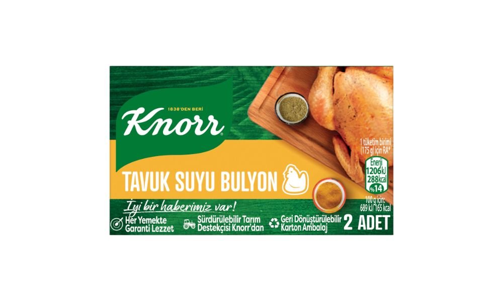 KNORR ქათმის ბულიონი 20 გრ. 1 ლტ.