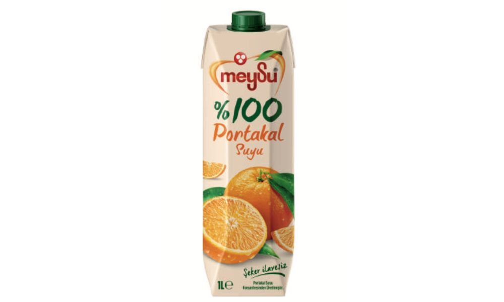 MEYSU ფორთოხლის წვენი 1 ლტ. 100 პროც. ნატ. (12) მუყაოში