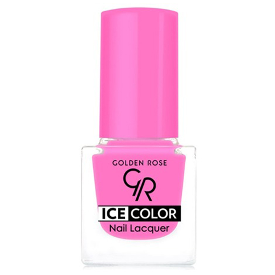 GOLDEN ROSE ICE COLOR ფრჩხილის გელ-ლაქი N 201 (გოლდენ როუზი)