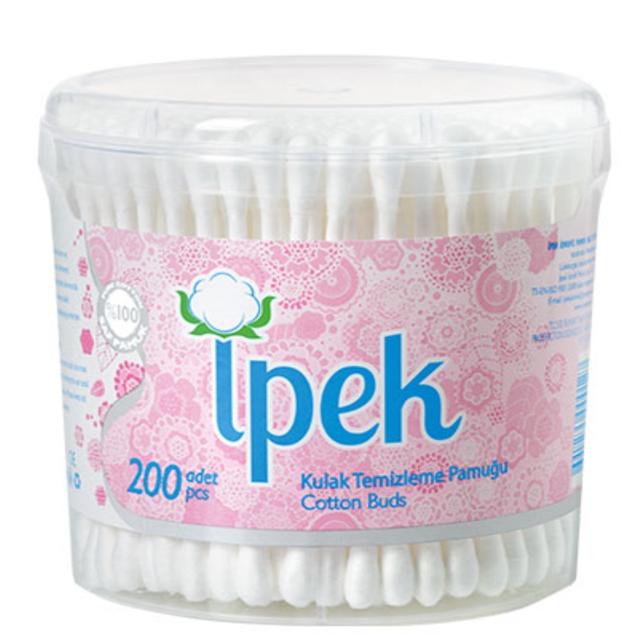 IPEK ყურის ჩხირები 200 ც (იპეკი)