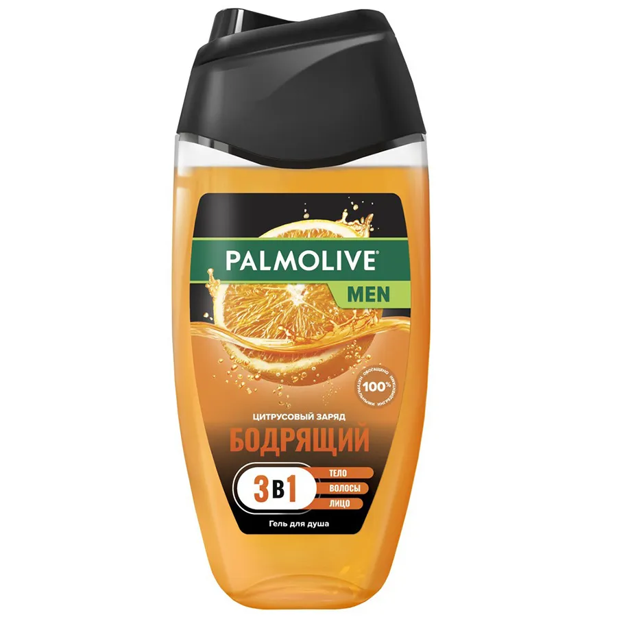 პალმოლივი, შხაპის გელი, 2B1 MEN CITRUS CRUSH, 250 მლ