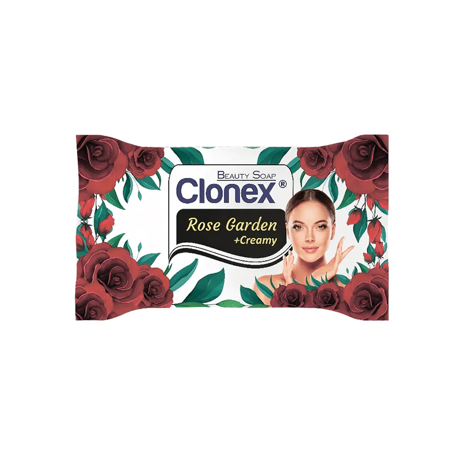CLONEX მყარი საპონი ვარდი 75 გრ (კლონექსი)