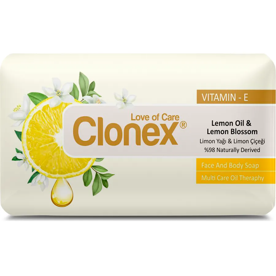 CLONEX მყარი საპონი ლიმონი 60 გრ (კლონექსი)