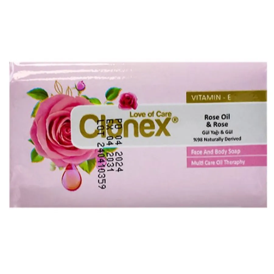 CLONEX მყარი საპონი ვარდი 60 გრ (კლონექსი)