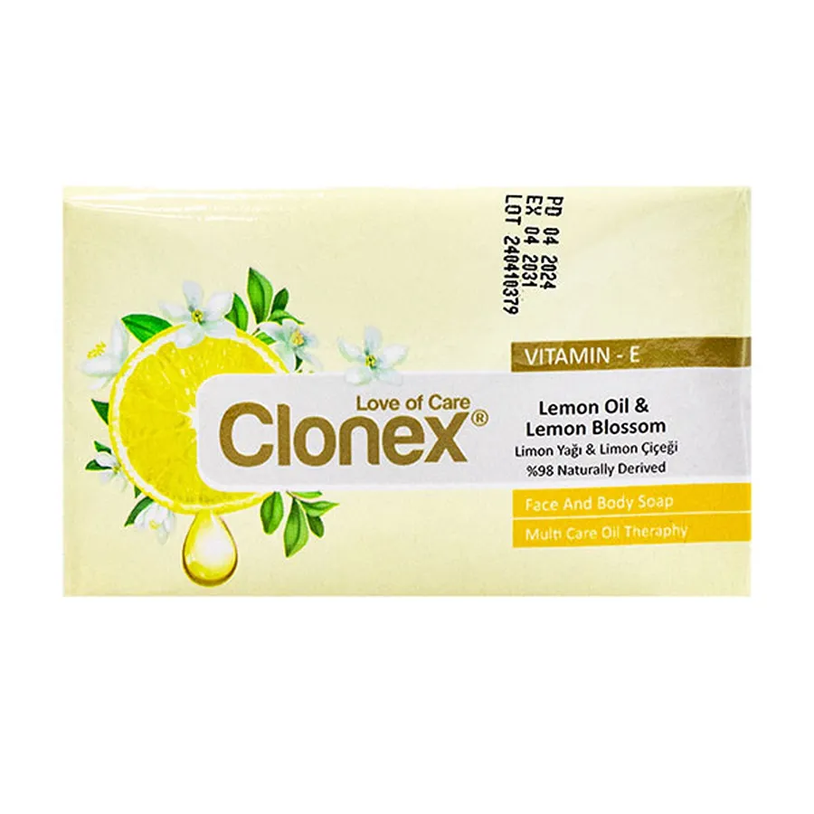 CLONEX მყარი საპონი ლიმონი 90 გრ (კლონექსი)