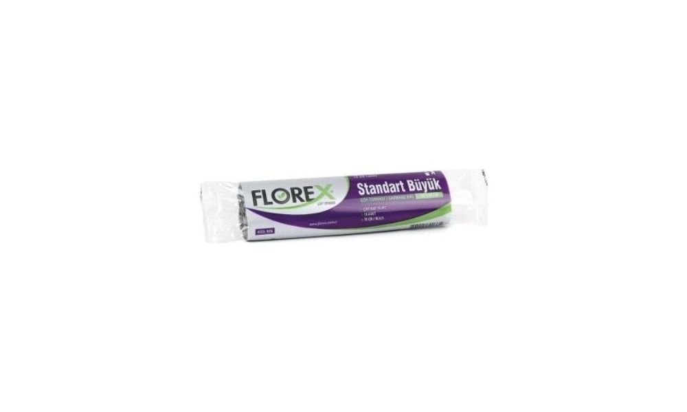 FLOREX 526 ნაგვის პარკი 65X80 სმ. 10 ც. 15 MC (50) STANDART BUYUK