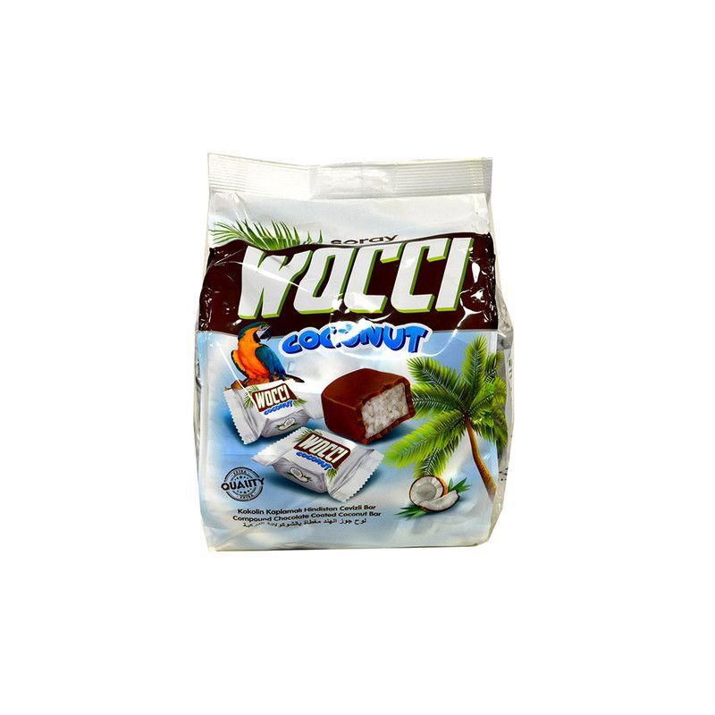WOCCI ქოქოსის ფანტელები შოკოლადში 250გრ/8697422937094