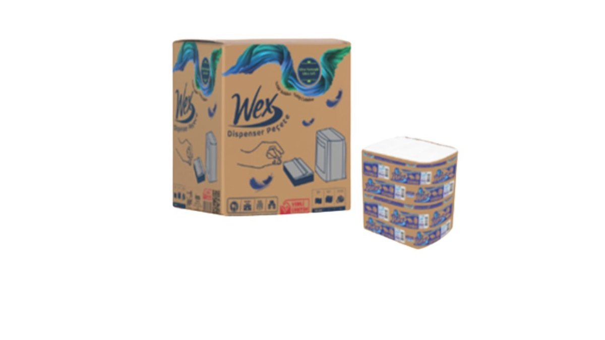 WEX (ექსტრა) მაგიდის ხელსახოცი 3 ნაკეციანი 24X26 სმ. 250 ცალიანი (18)